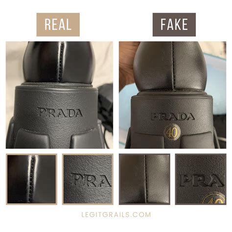 fake prada boots vs real|prada monolith boots.